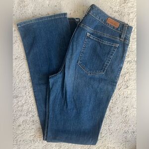 Eddie Bauer Women’s Straight Leg Natural Fit Denim Blue Jeans Size: 10L